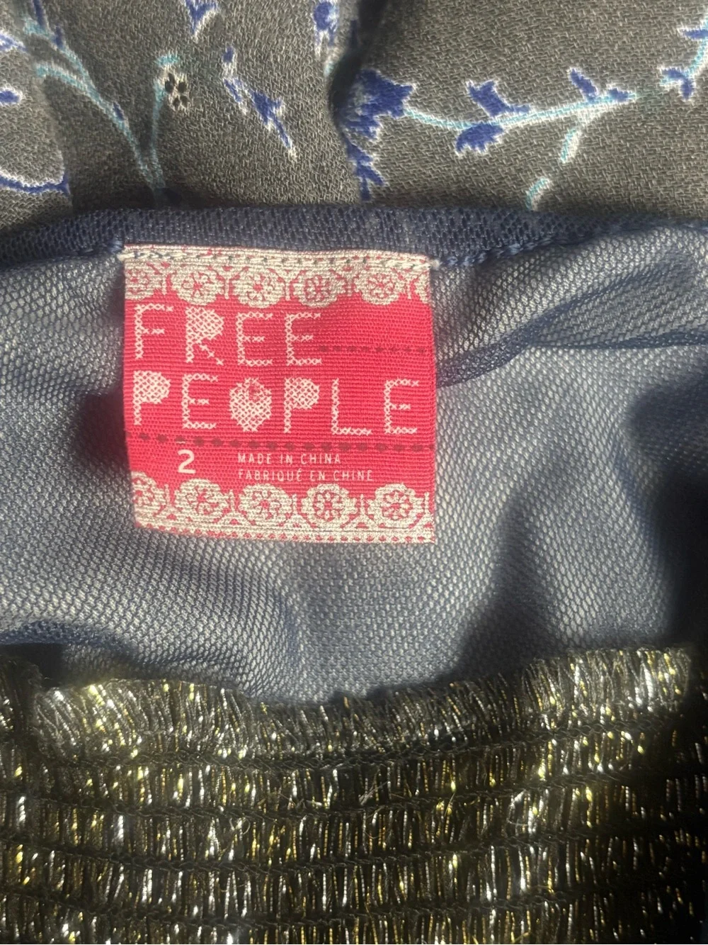 Women’s Free People Mini Dress XS Size 2 Rare